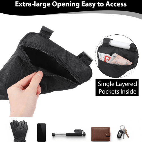 Rydexion Universal Slim Triangle Frame Bag With Water Resistant Oxford Fabric For Road Cycling