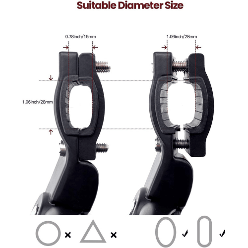 Rydexion Durable Adjustable Universal Aluminum Alloy Bicycle Kickstand For Mountain Road And Hybrid Bikes