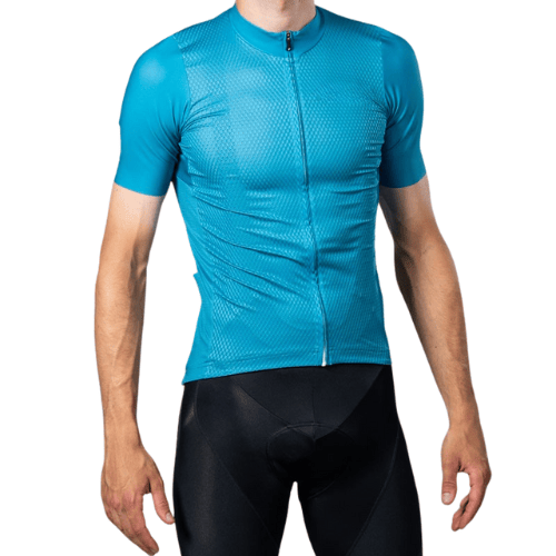 Rydexion Gold Comp Aero Performance Cycling Jersey With Moisture Wicking Fabric And Professional Race Ready Design