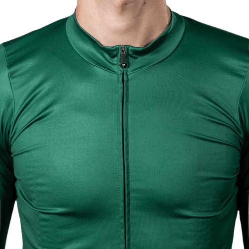 Rydexion Gold Comp Long Sleeve Cycling Jersey With Multi Pocket Storage And Thermal Regulation For Cool Weather Performance