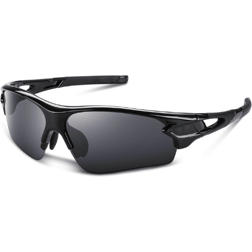 Rydexion Pro Vision Half Frame Multi Sport Sunglasses With Polarized Lenses And High Contrast Color Enhancement