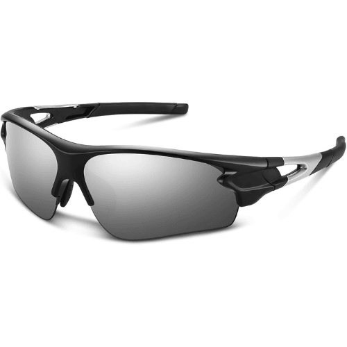 Rydexion Pro Vision Half Frame Multi Sport Sunglasses With Polarized Lenses And High Contrast Color Enhancement
