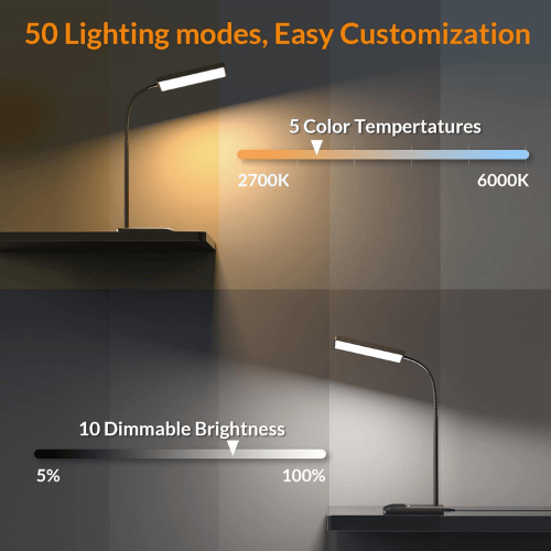 800LM Ultra-Bright Table Light with 50 Lighting Modes