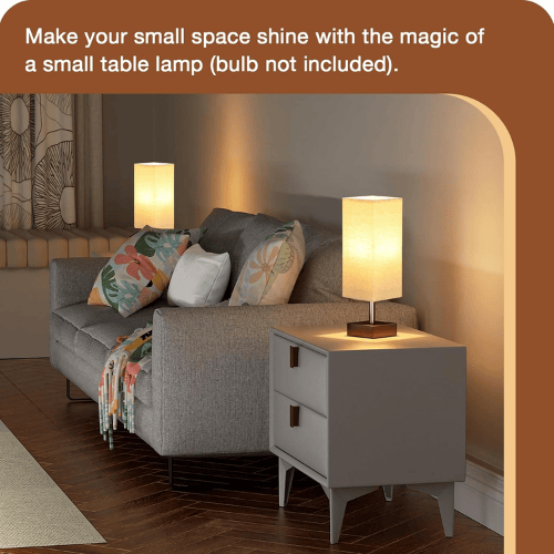 Small Minimalist Bedside Table Lamp