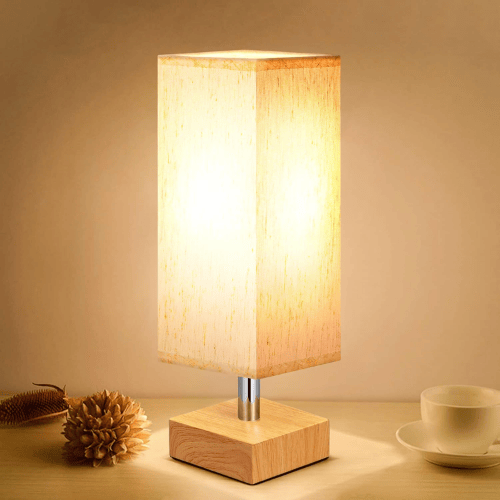 Small Minimalist Bedside Table Lamp