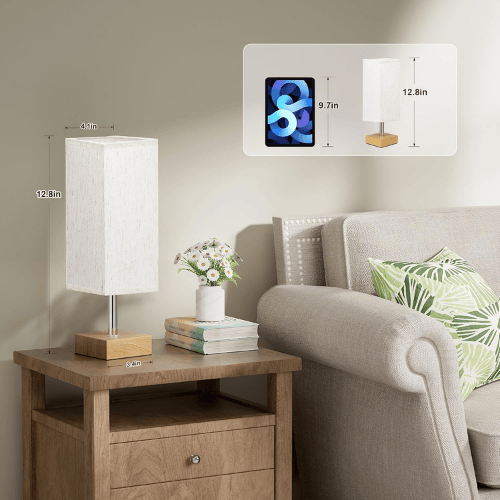 Small Minimalist Bedside Table Lamp