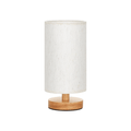 Small Minimalist Table Lamp with Fabric Shade