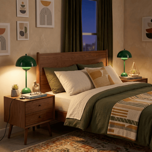 Creative Mid-Century Modern Bud Table Lamp