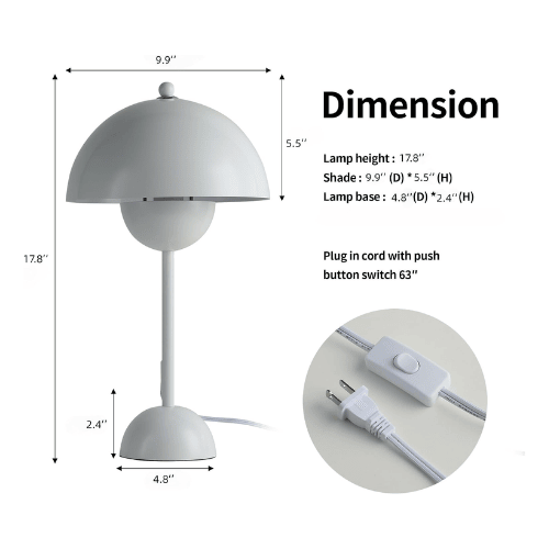 Creative Mid-Century Modern Bud Table Lamp